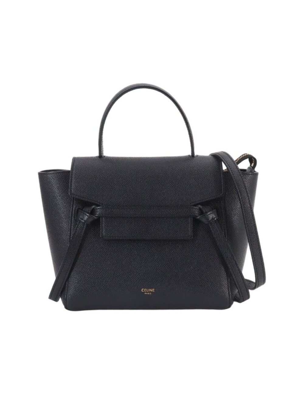 Celine Belt Bag Nano 2-Way Leather Black